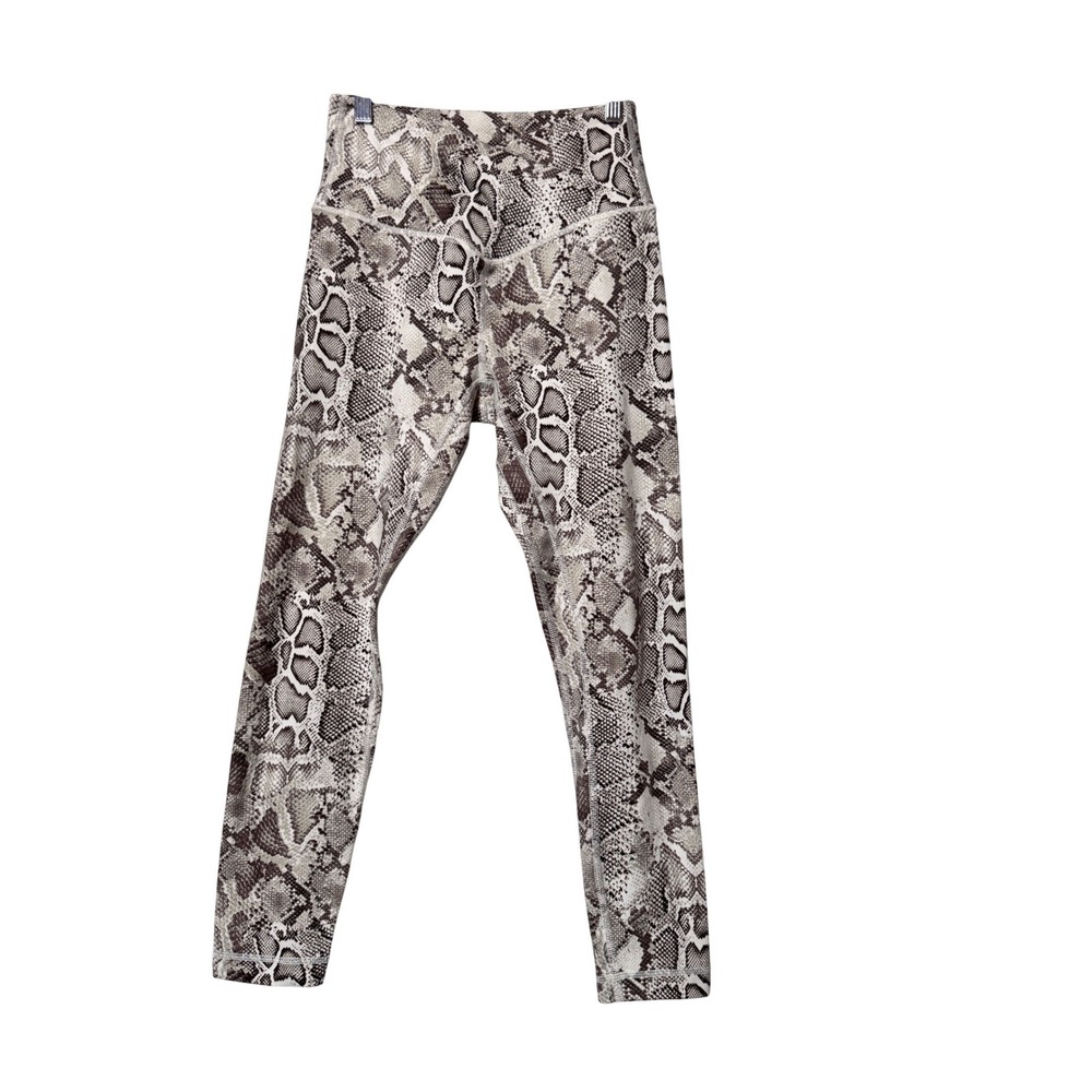 VICTORIAS SECRET Snake Print High Waist Leggings Athleisure Workout Pants Size 6